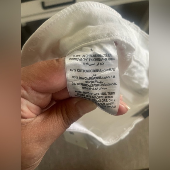 Girls White Jeans Size 8 new with tags - Picture 3 of 4